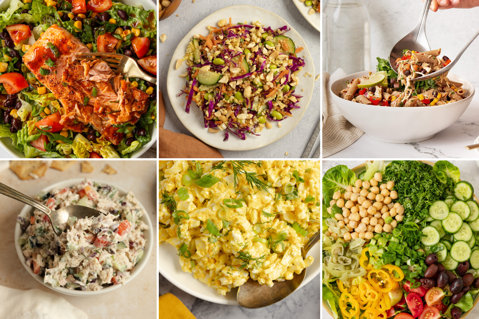 20 High Protein Salad Recipes - Everyday Dishes