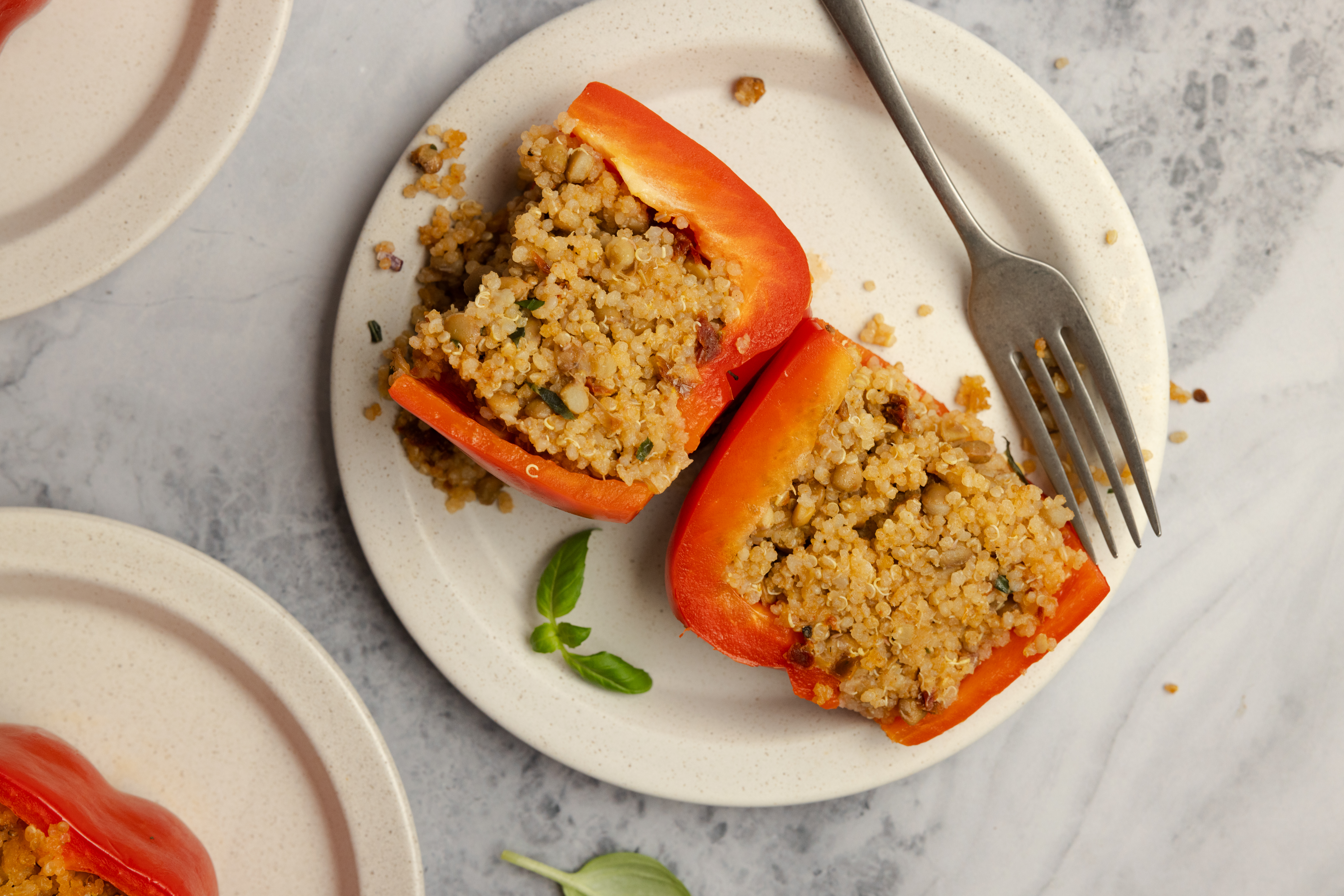 Easy Vegan Stuffed Peppers