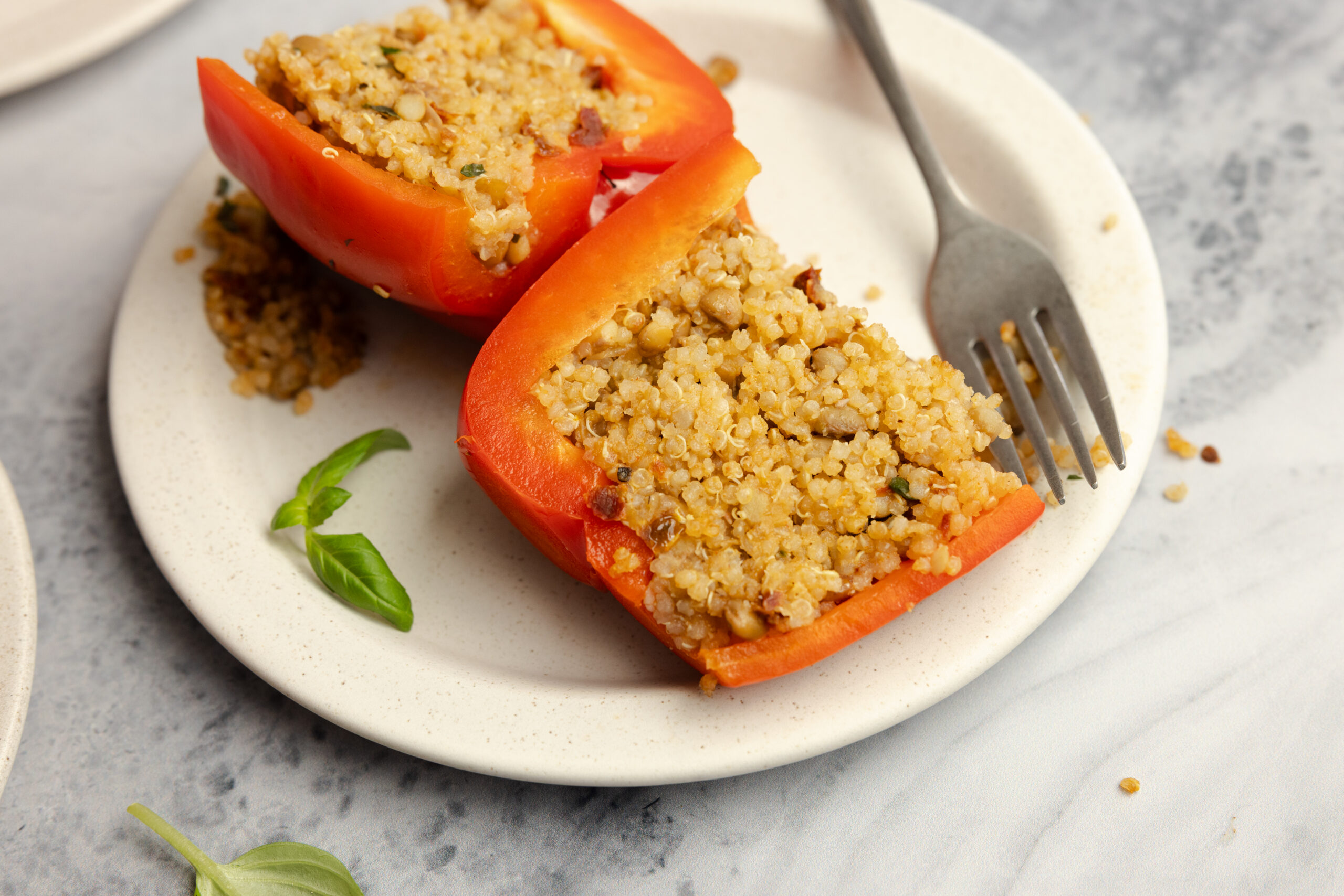 Easy Vegan Stuffed Peppers
