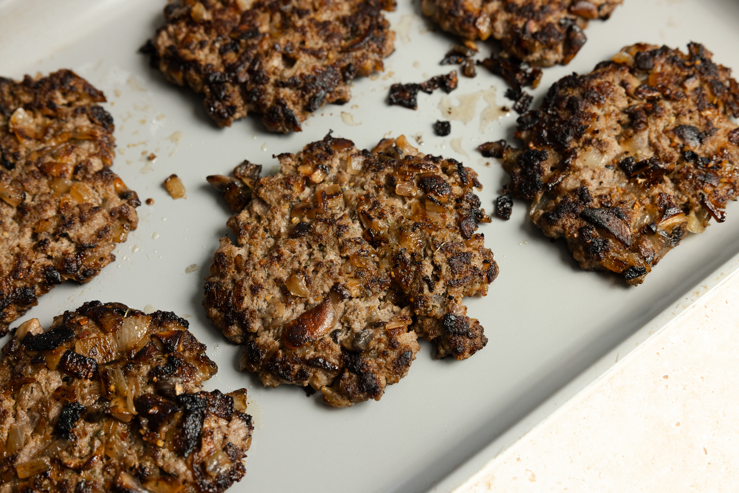 mushroom beef burgers