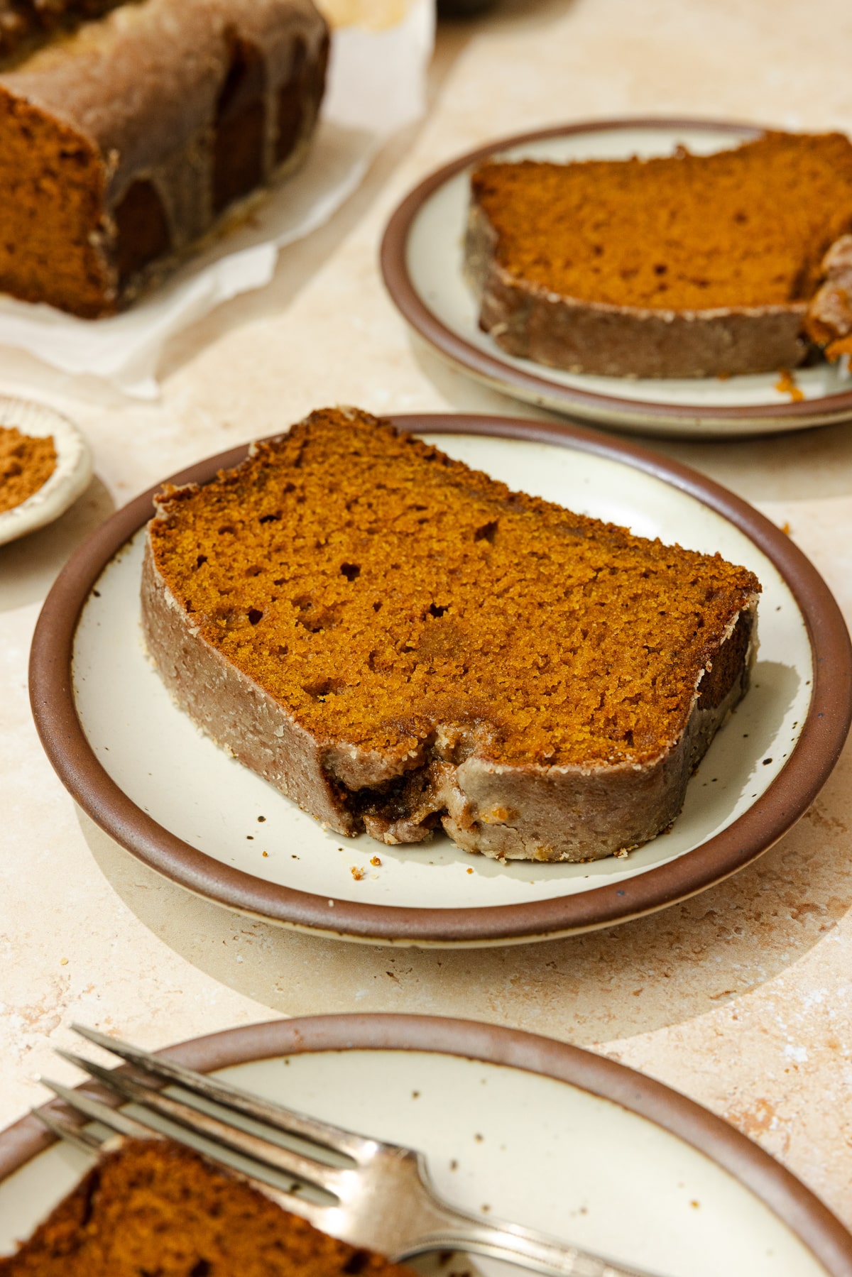brown butter pumpkin loaf